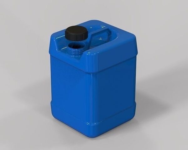 chemical gallon 50 litre 3d model obj 3ds stl stp